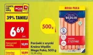 Parówki z szynki Mega Paka