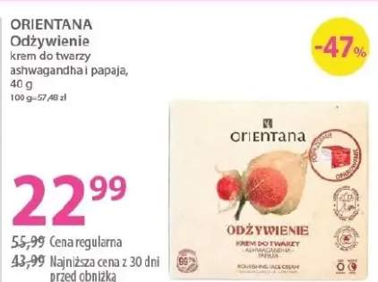 Krem do twarzy ashwagandha i papaja