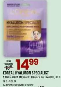 Maseczka L'Oreal Hyaluron Specialist błyskawiczna maseczka na tkaninie