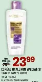 Tonik L'Oreal Hyaluron Specialist zabieg nawilżający na dzień