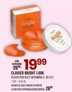 Płatki Clavier Bright Look pod oczy witamina C