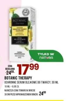 Serum Botanic Therapy odżywione serum olejkowe do twarzy