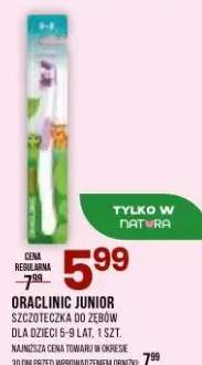 Szczoteczka do zębów junior dla dzieci 5-9 lat