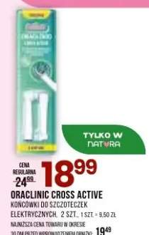 Końcówki do szczoteczki elektrycznej cross active