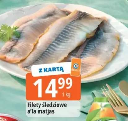 Filety śledziowe a'la matjas