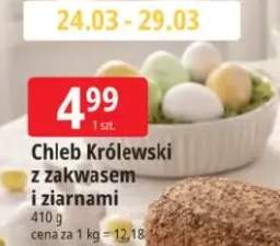 Chleb Królewski z zakwasem i ziarnami
