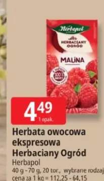 Herbata owocowa ekspresowa