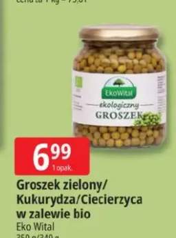Groszek zielony/Kukurydza/Ciecierzyca w zalewie bio
