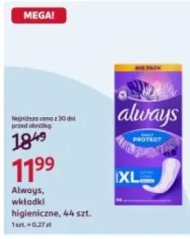 Wkładki higieniczne