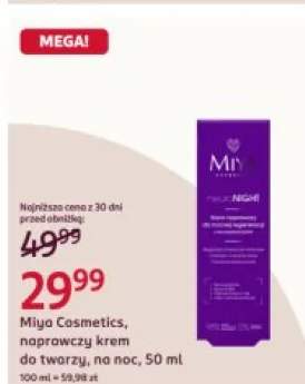 Naprawczy krem do twarzy, na noc