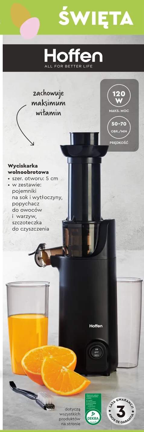 Wyciskarka wolnoobrotowa