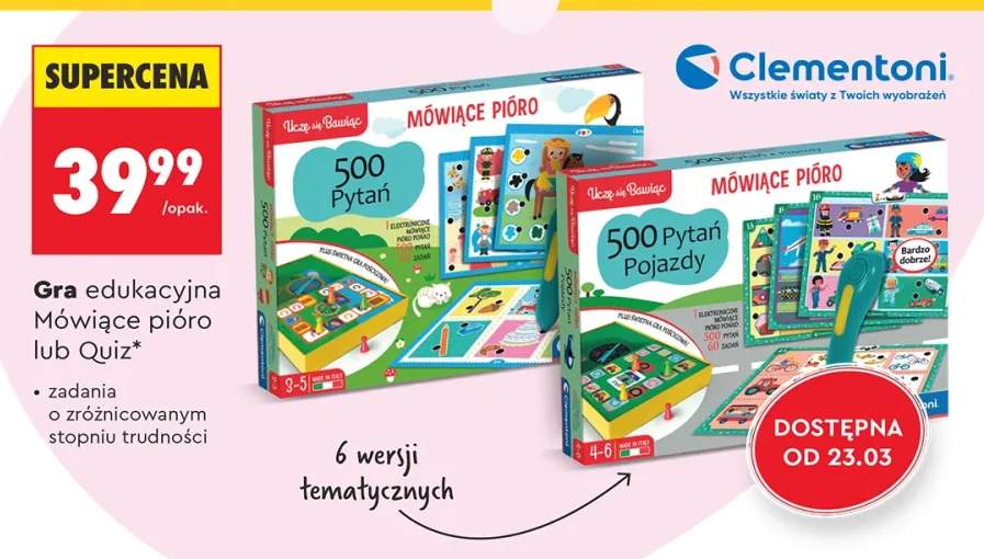 Gra edukacyjna Mówiące pióro lub Quiz