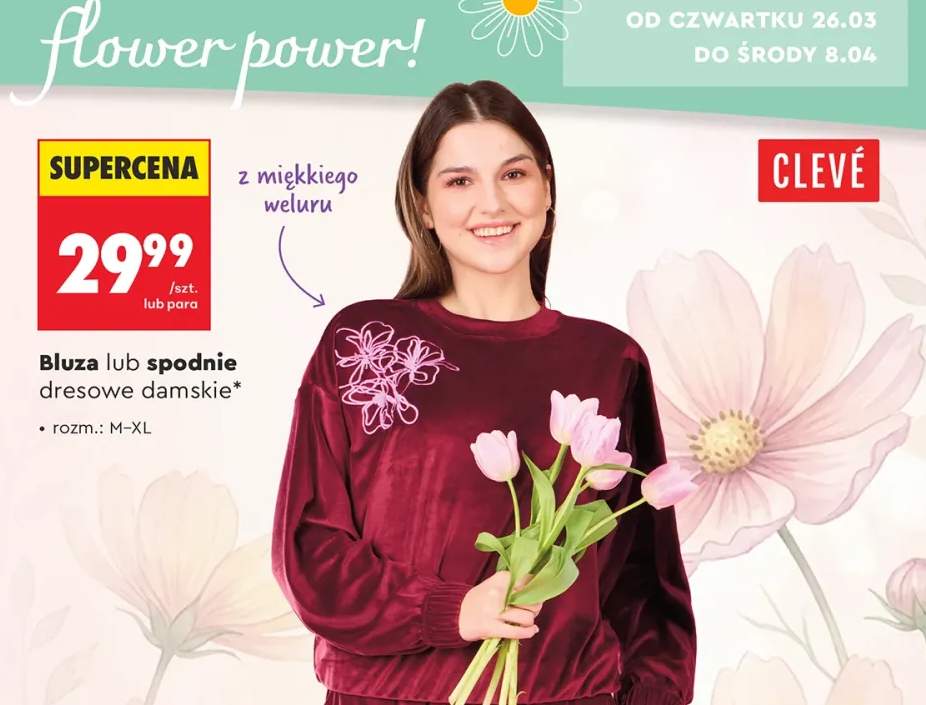 Bluza dresowa damska