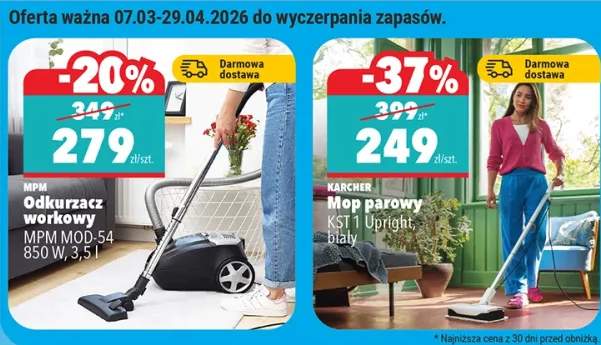Mop parowy KST 1 Upright, biały