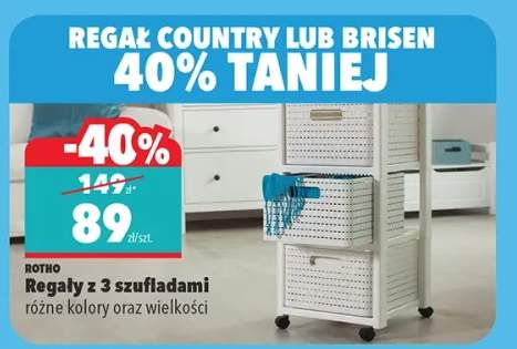 Regały z 3 szufladami różne kolory oraz wielkości