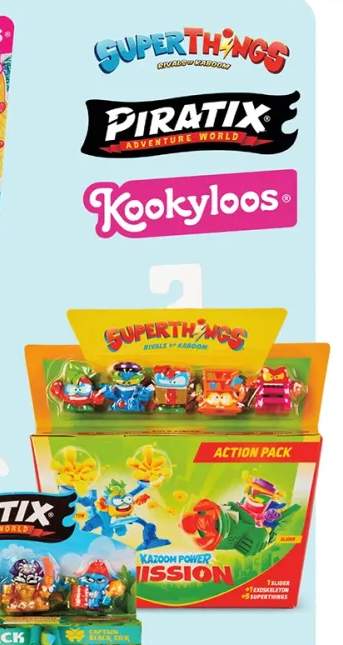 Zestaw SuperThings, Piratix lub Kookyloos, różne rodzaje