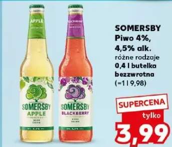 Piwo Somersby różne rodzaje Apple, Blackberry