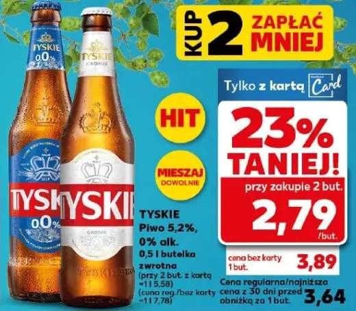 Piwo Tyskie 0%