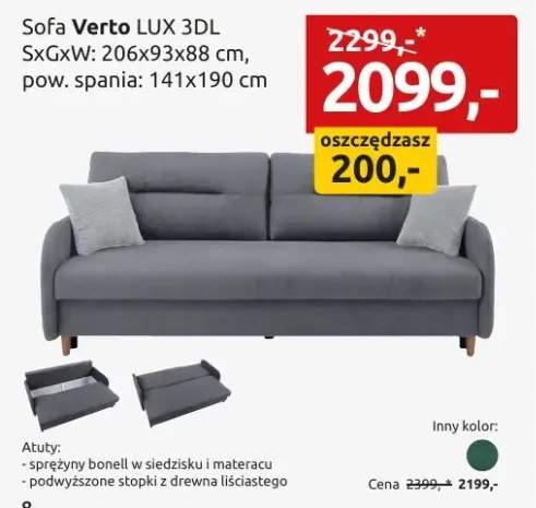 Sofa Verto LUX 3DL