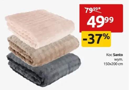 Koc Santo wym. 150x200 cm