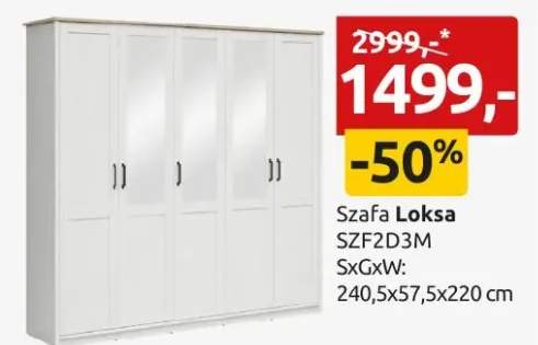 Szafa Loksa SZF2D3M