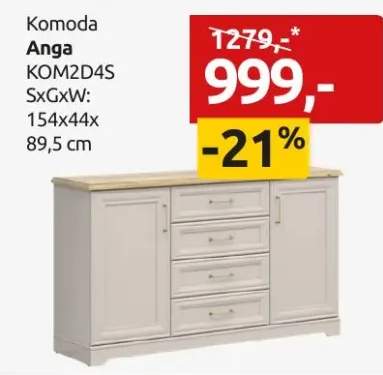 Komoda Anga KOM2D4S