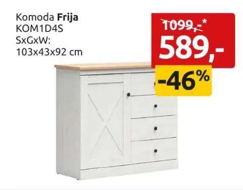 Komoda Frija KOM1D4S