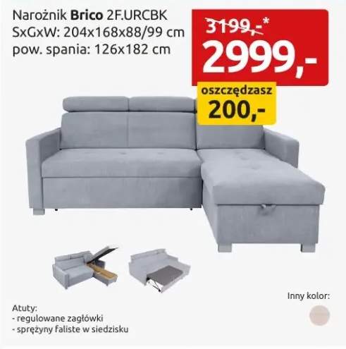 Narożnik Brico 2F.URCBK