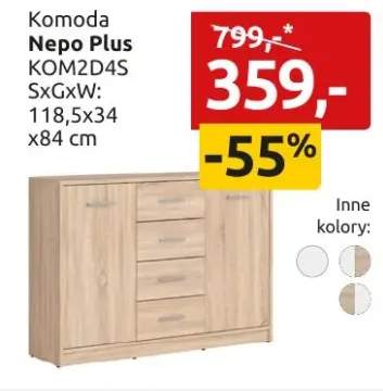 Komoda Nopo Plus KOM2D4S