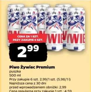 Piwo Żywiec Premium puszka