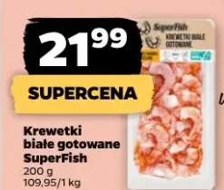 Krewetki białe gotowane