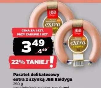 Pasztet delikatesowy extra z szynką