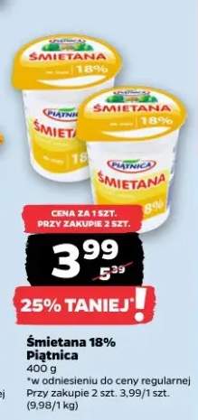 Śmietana 18%