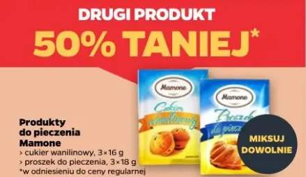 Produkty do pieczenia Mamone > cukier wanilinowy, 3×16 g > proszek do pieczenia, 3×18 g
