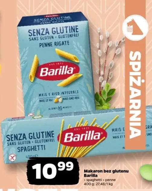 Makaron bez glutenu Barilla > spaghetti > penne