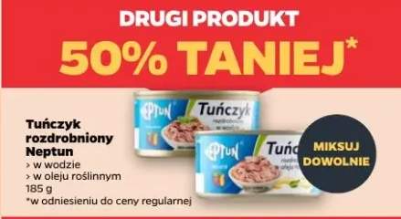 Tuńczyk rozdrobniony w wodzie / w oleju roślinnym