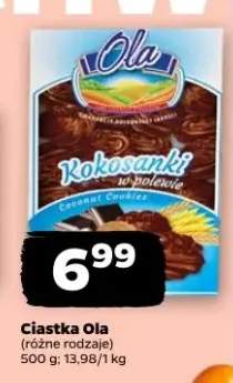 Ciastka Ola (różne rodzaje)