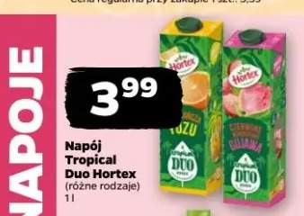 Napój Tropical Duo Hortex różne rodzaje