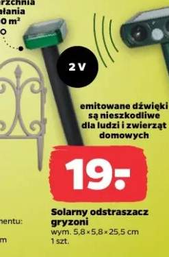 Solarny odstraszacz gryzoni