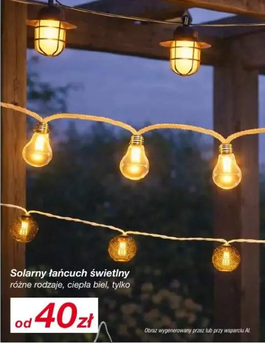 Łańcuch świetlny solarny