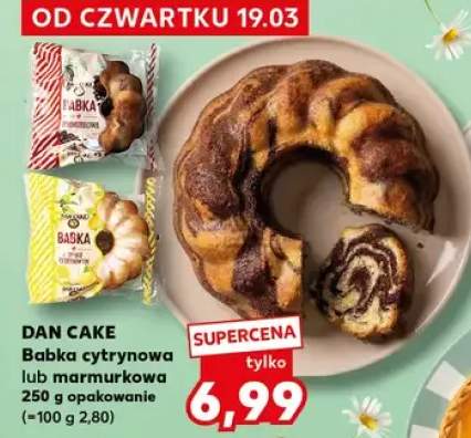 Babka cytrynowa lub marmurkowa
