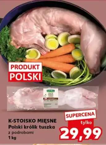 Królik tuszka z podrobami
