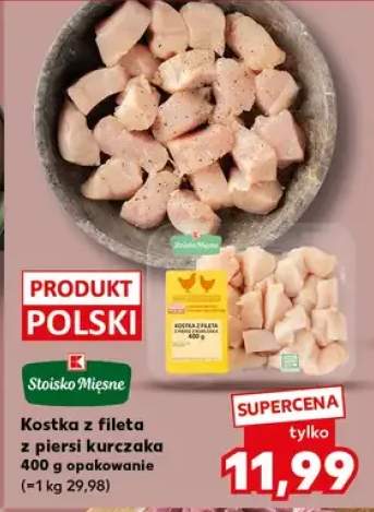 Kostka z fileta z piersi kurczaka
