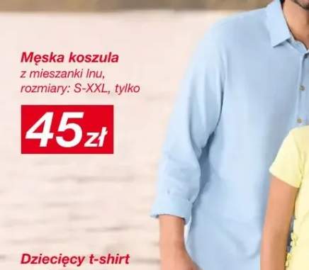 Koszula męska z mieszanki lnu