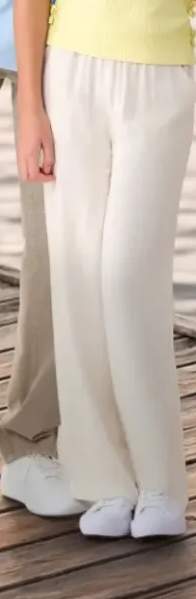 Spodnie damskie z mieszanki lnu, różne kolory