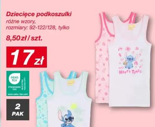 Podkoszulki dziecięce różne wzory