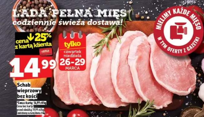 Schab wieprzowy bez kości