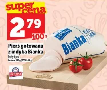 Pierś gotowana z indyka Bianka