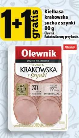 Kiełbasa krakowska sucha z szynki