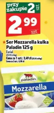 Ser Mozzarella kulka Paladin 125g